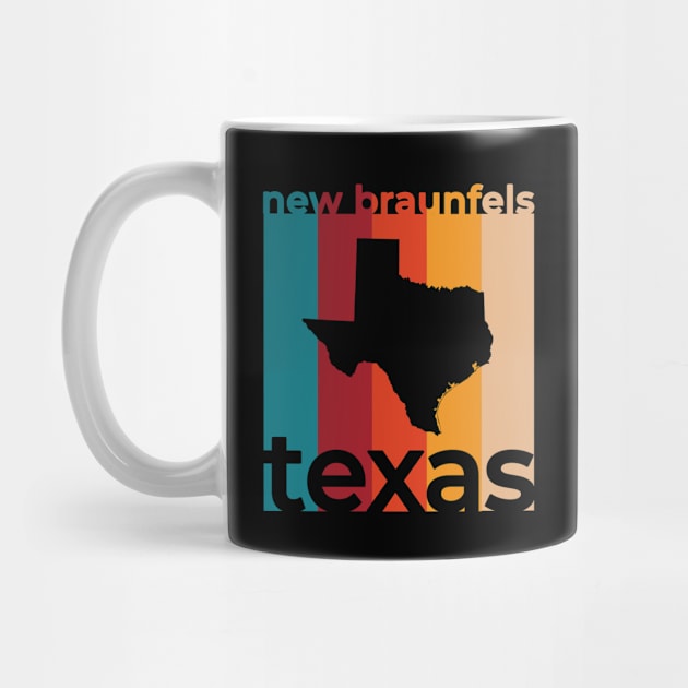 New Braunfels Texas Retro by easytees